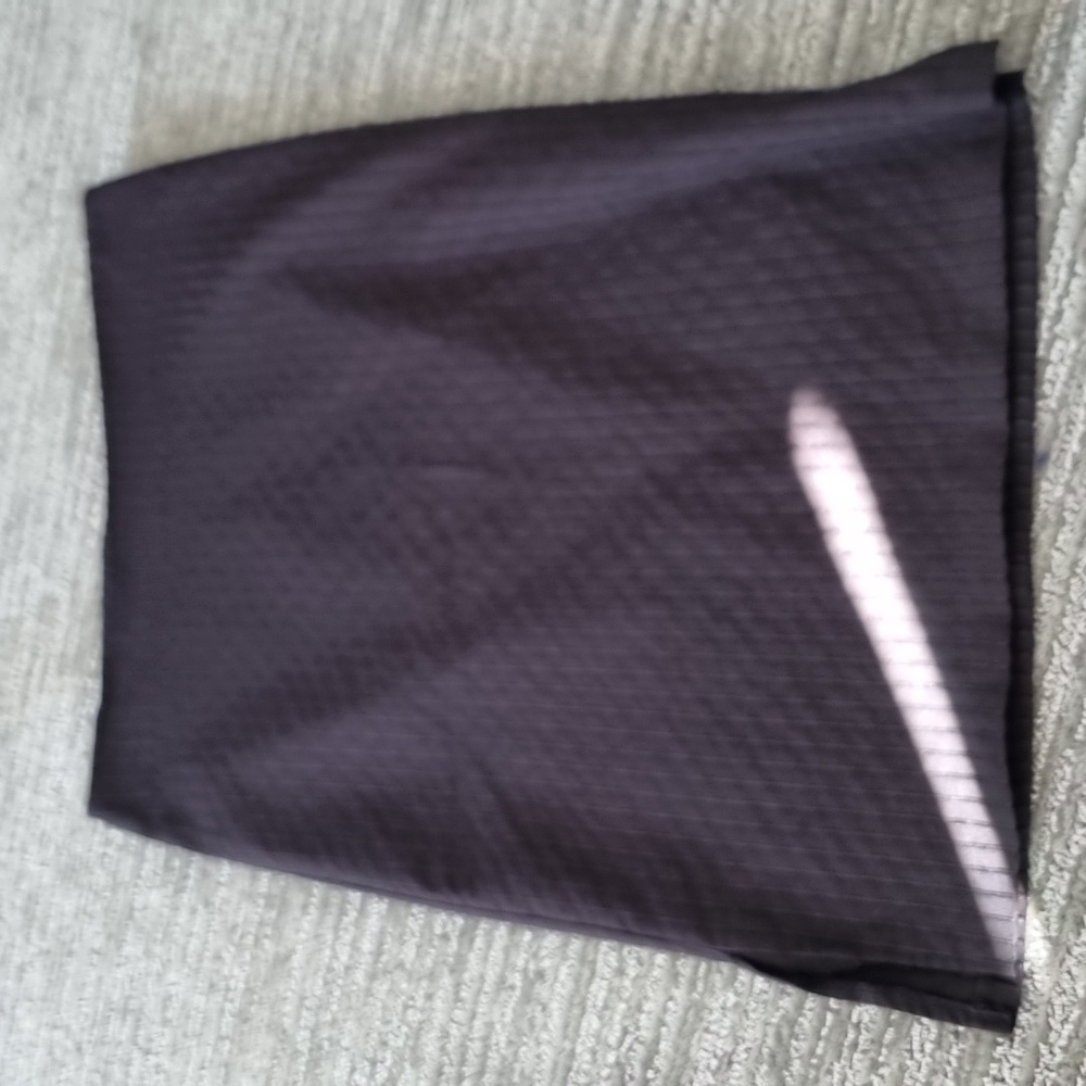 Womens Black Quilted Skirt